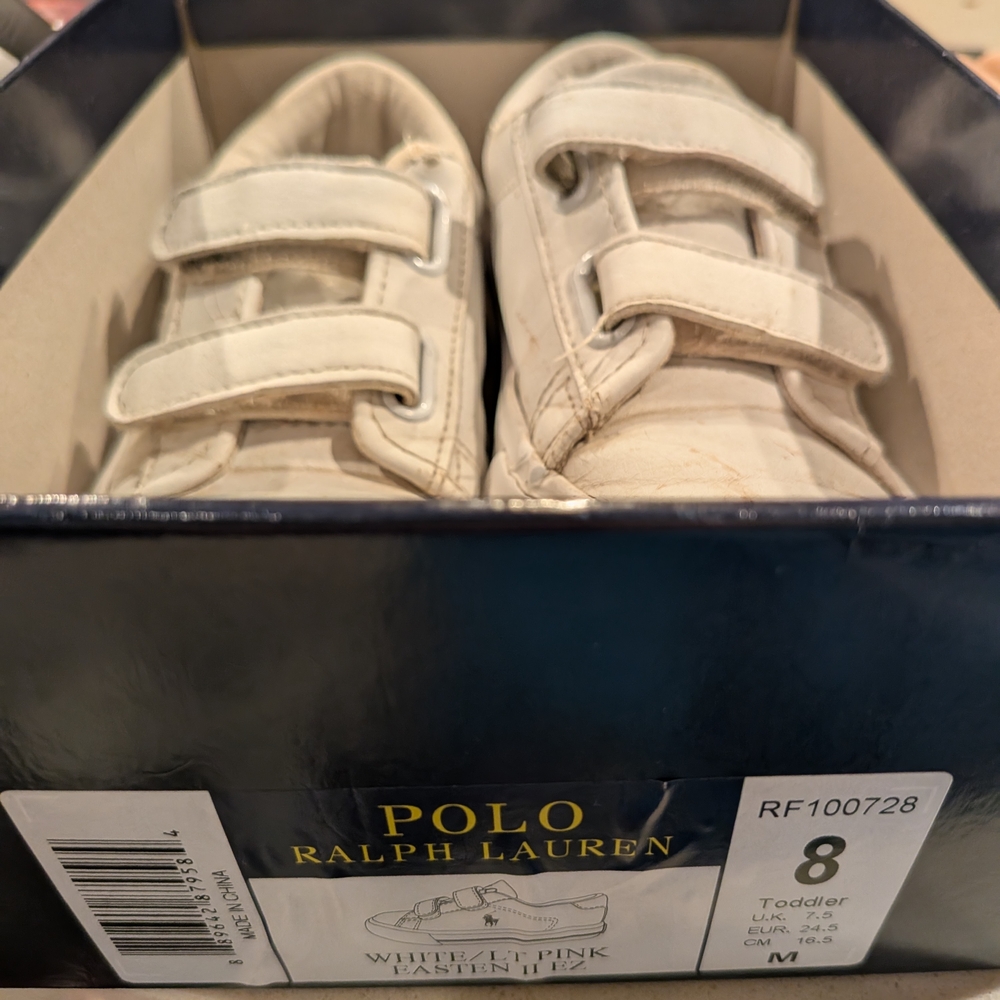 Polo by Ralph Lauren Toddler White Sneakers